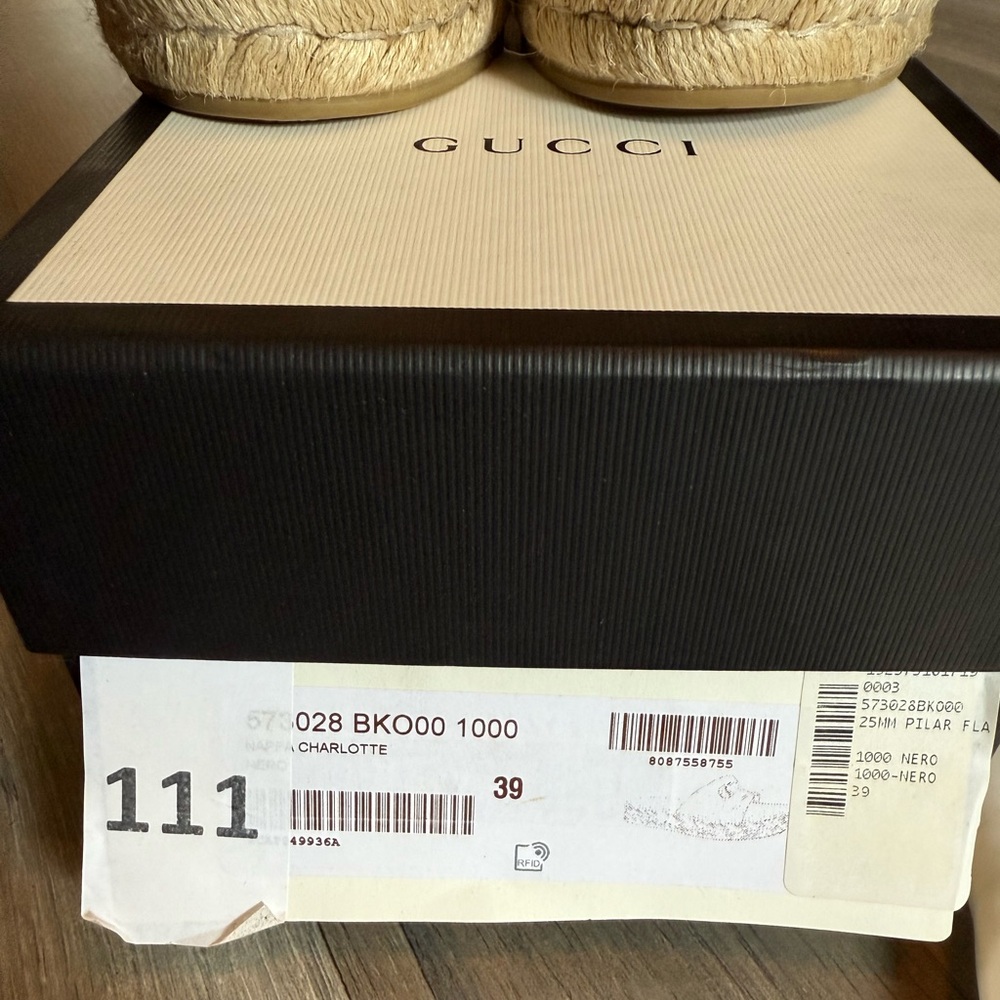 GUCCI Marmont Matelasse Espadrilles - Picture 11 of 11